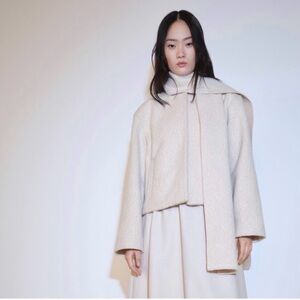 Mango jacket with scarf